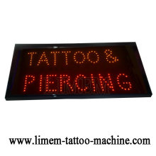 balck digital tattoo LED sinal de perfuração